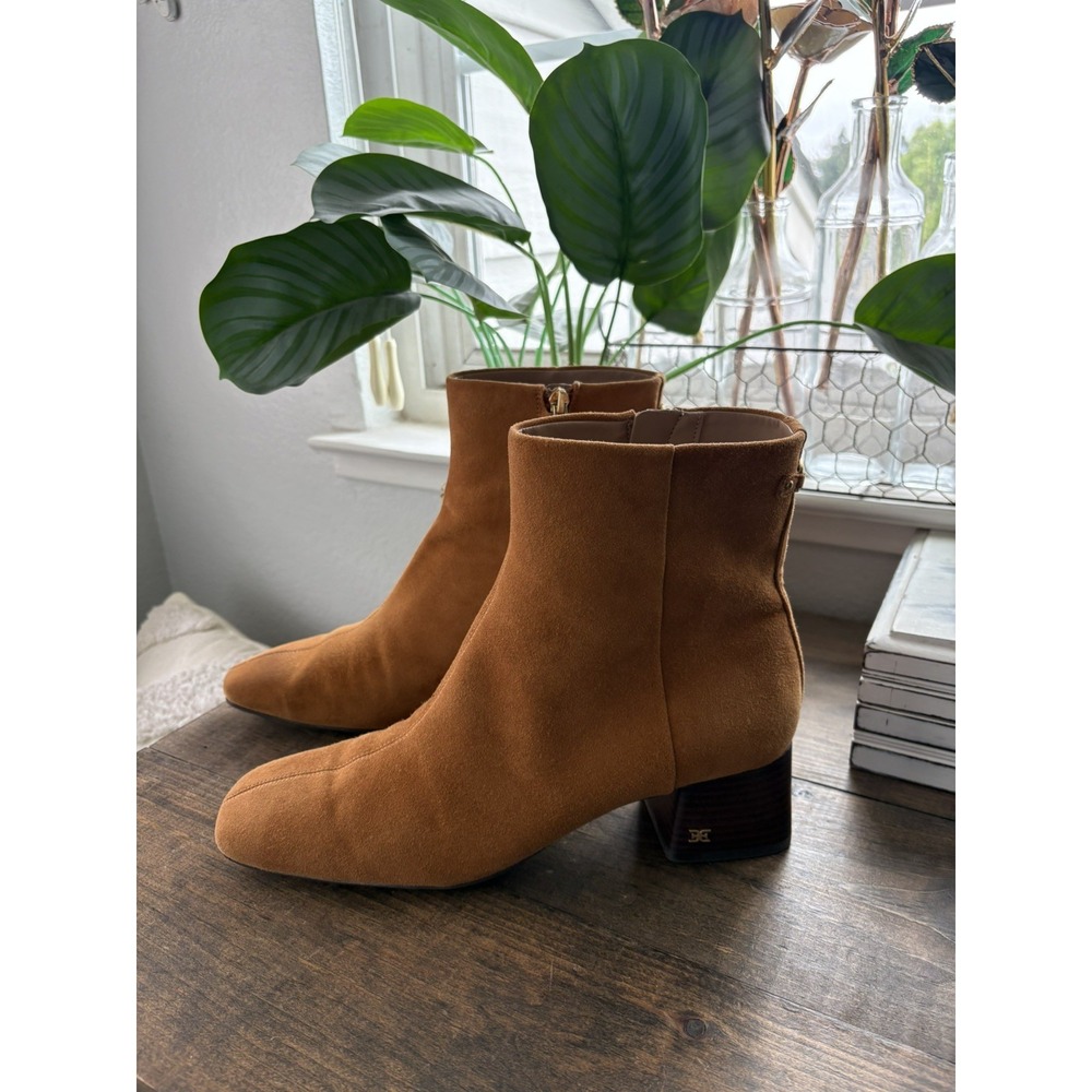 Sam Edelman Women's Paige Ankle Boot Amber Brown 9.5M